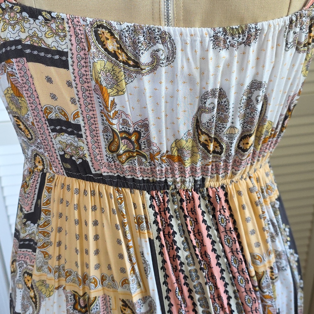 Matilda Jane Knockout Maxi Dress Boho Patchwork Sleeveless Festival Size M - Picture 9 of 14